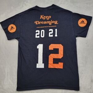 Adidas Shirt Mens Medium Trefoil Three Stripe Fat Tiger Workshop Keep Dreaming